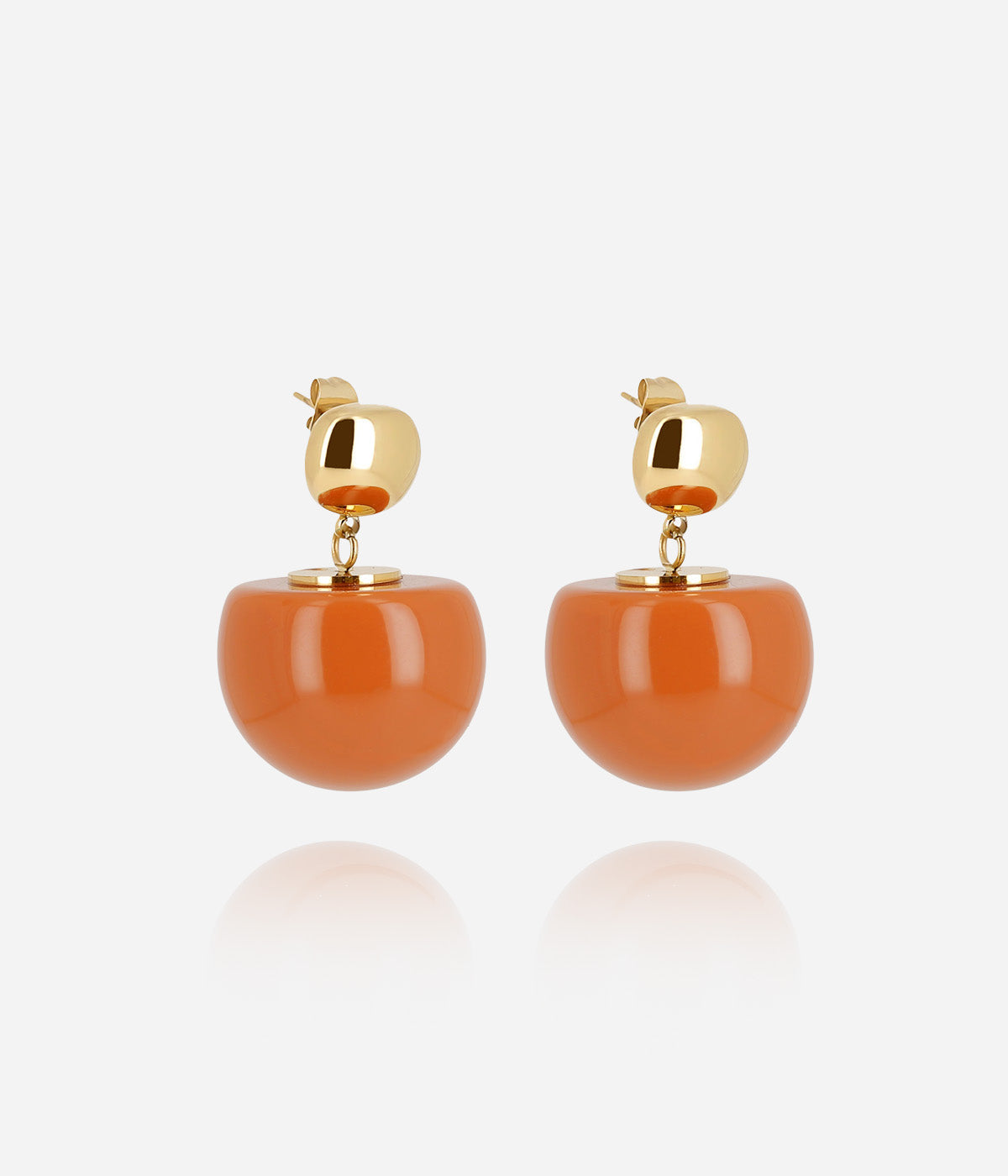 Boucles d'oreilles Rosazia (Acier doré)