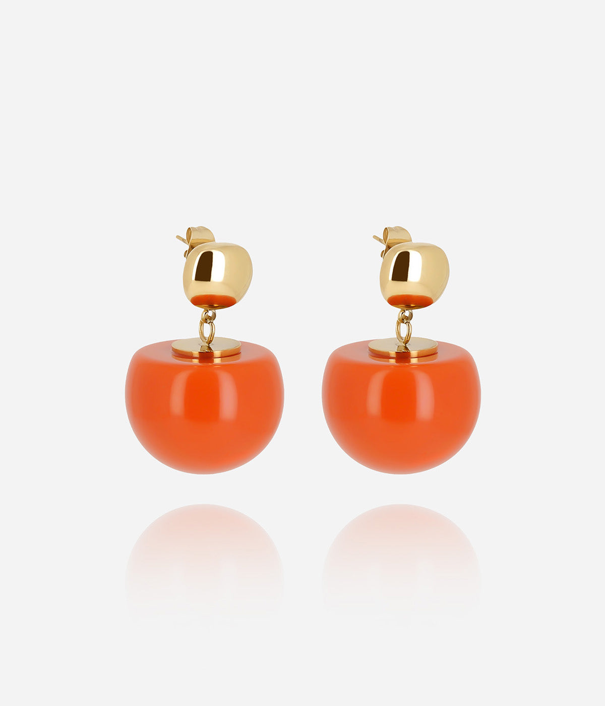 Boucles d'oreilles Rosazia (Acier doré)