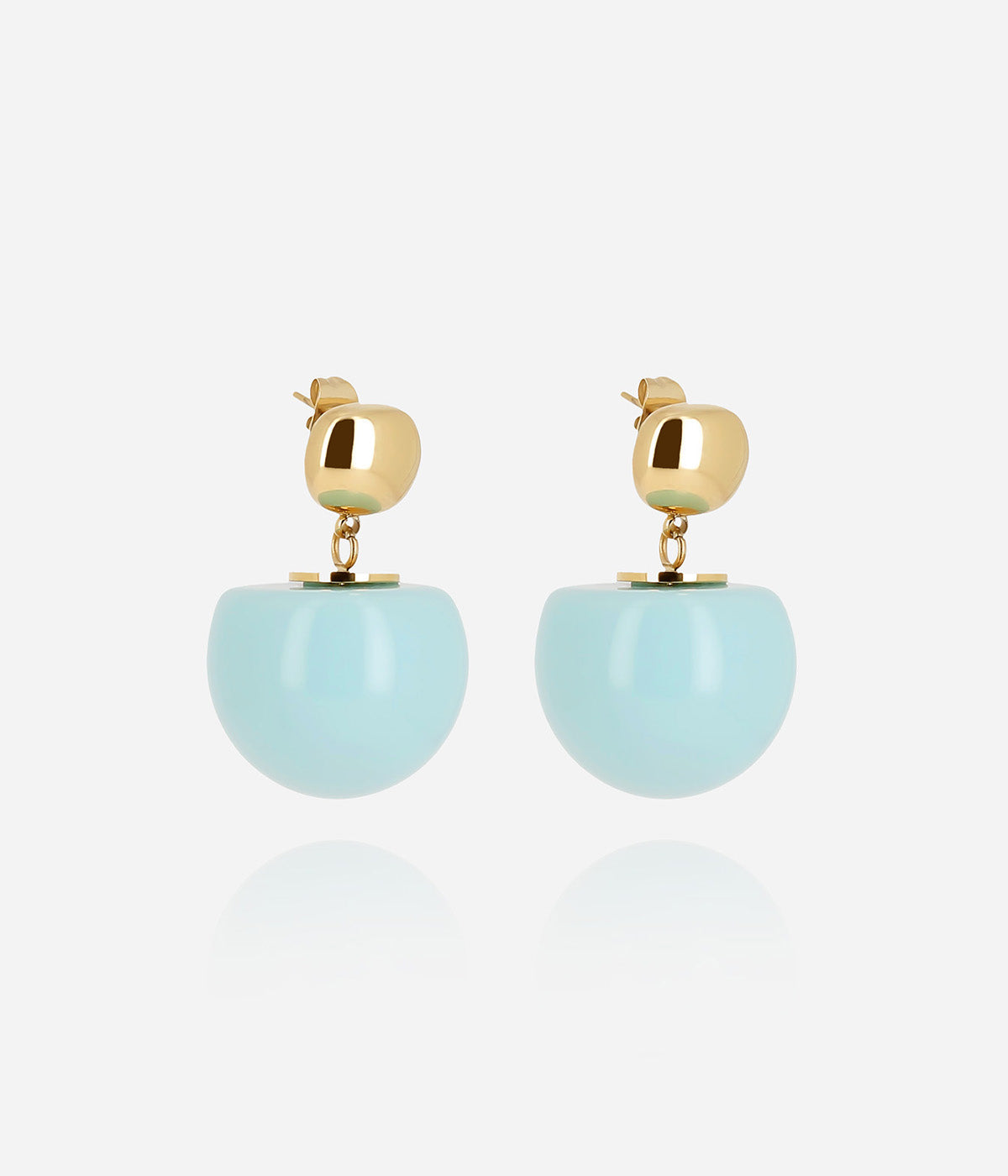 Boucles d'oreilles Rosazia (Acier doré)