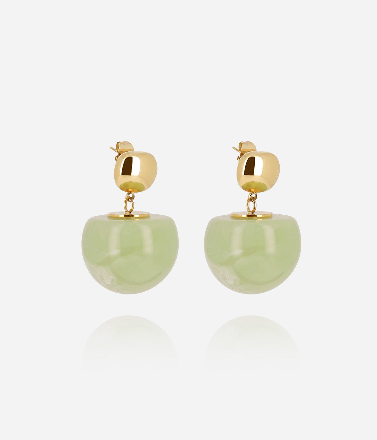 Boucles d'oreilles Rosazia (Acier doré)