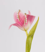 Boucles d'oreilles Nido (Acier doré)