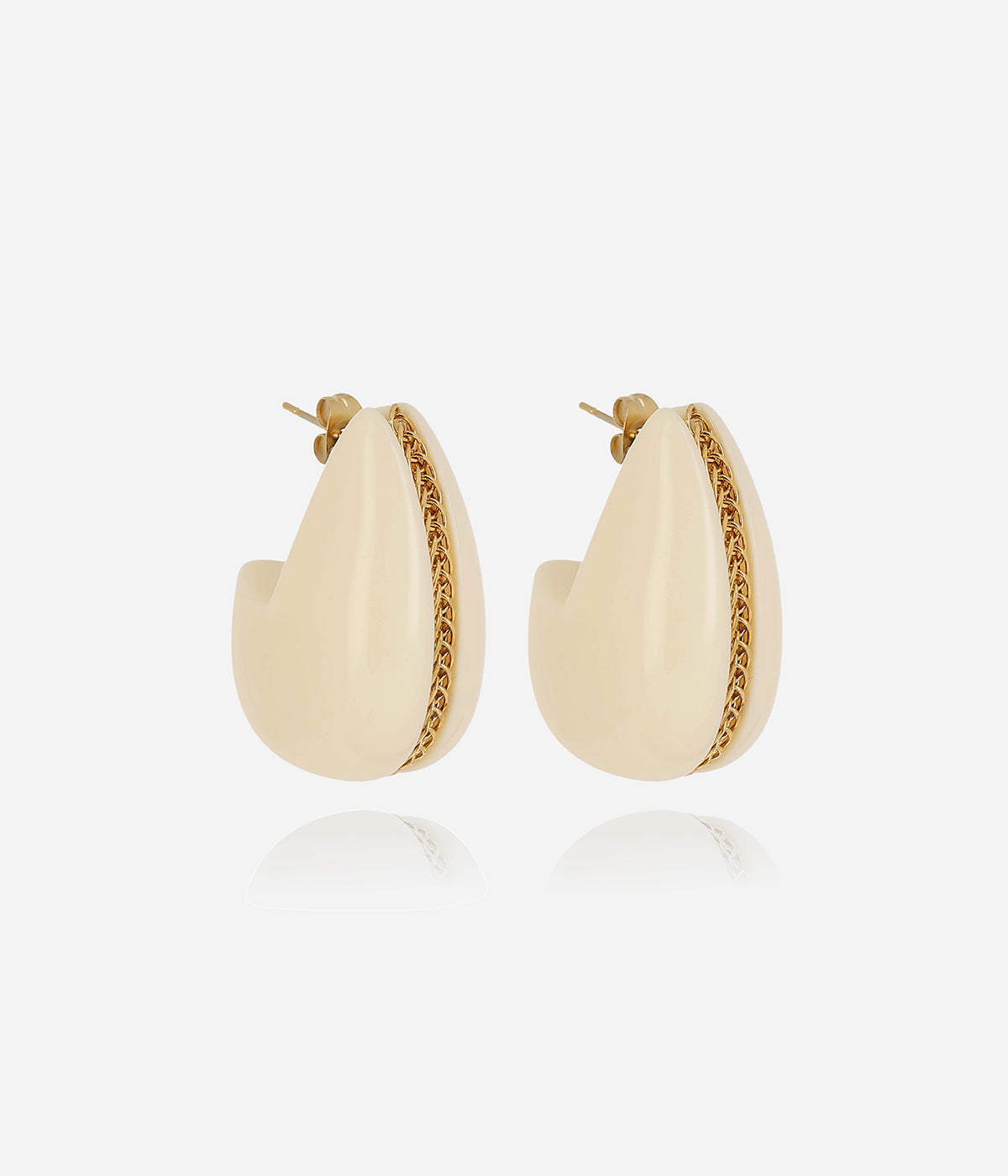 Boucles d'oreilles Dallol (Acier doré)