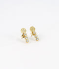 Boucles d'oreilles Aerin (Acier doré)