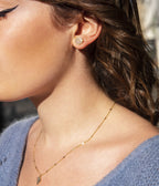 Boucles d'oreilles Fleur (Acier)