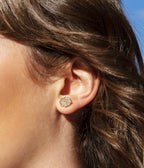 Boucles d'oreilles Fleur (Acier)