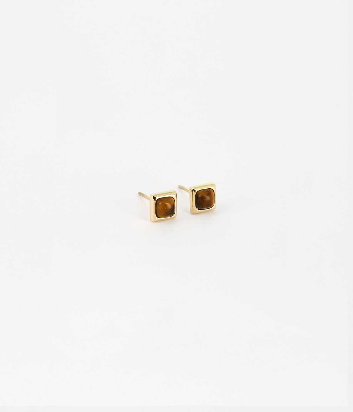 Boucles d'oreilles Ruy (Acier doré)