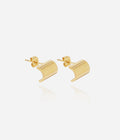 Boucles d'oreilles Blossom (Acier doré)