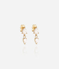 Boucles d'oreilles Zira (Acier doré)