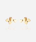 Boucles d'oreilles Arisa (Acier doré)
