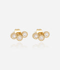 Boucles d'oreilles Taormine (Acier doré)