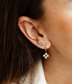 Boucles d'oreilles Taormine (Acier doré)