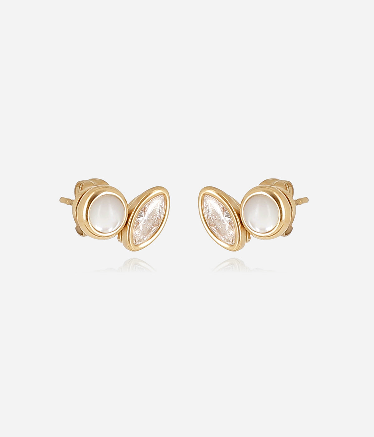 Boucles d'oreilles Ruffano (Acier doré)
