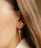 Boucles d'oreilles Ruffano (Acier doré)