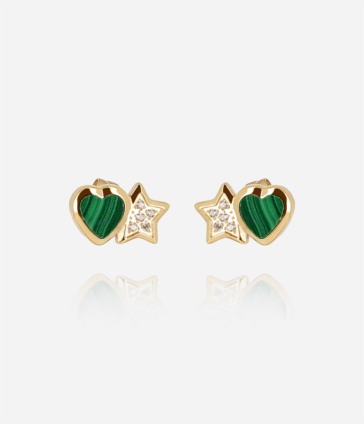 Boucles d'oreilles Sassari (Acier doré)