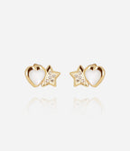 Boucles d'oreilles Sassari (Acier doré)