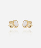 Boucles d'oreilles Nicolosi (Acier doré)
