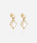 Boucles d'oreilles Nima (Acier doré)