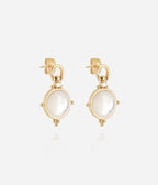 Boucles d'oreilles Nima (Acier doré)