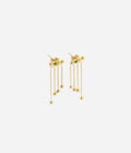 Boucles d'oreilles Baho (Acier doré)