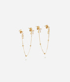 Boucles d'oreilles Cadezia (Acier doré)