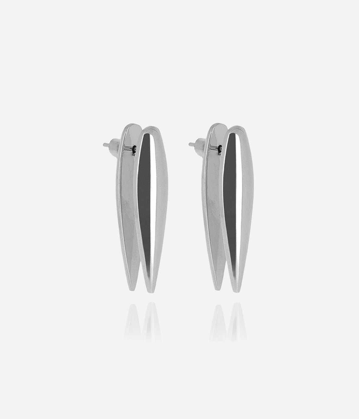 Boucles d'oreilles Pluma (Acier)