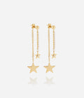 Boucles d'oreilles Algara (Acier doré)