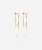 Boucles d'oreilles Narcisso (Acier doré)