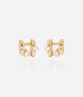 Boucles d'oreilles Yolanda (Acier doré)