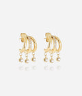 Boucles d'oreilles Silvia (Acier doré)