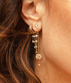 Boucles d'oreilles Bacca (Acier doré)