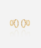 Boucles d'oreilles Blasa (Acier doré)