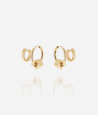 Boucles d'oreilles Gilda (Acier doré)