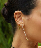 Boucles d'oreilles Ophelia (Acier doré)