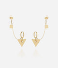 Boucles d'oreilles Banra (Acier doré)