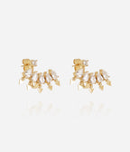 Boucles d'oreilles Stoneto (Acier doré)