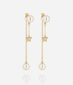 Boucles d'oreilles Vezzani (Acier doré)