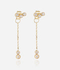 Boucles d'oreilles Giarre (Acier doré)