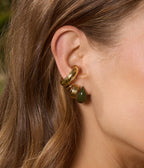 Boucles d'oreilles Deva (Acier doré)