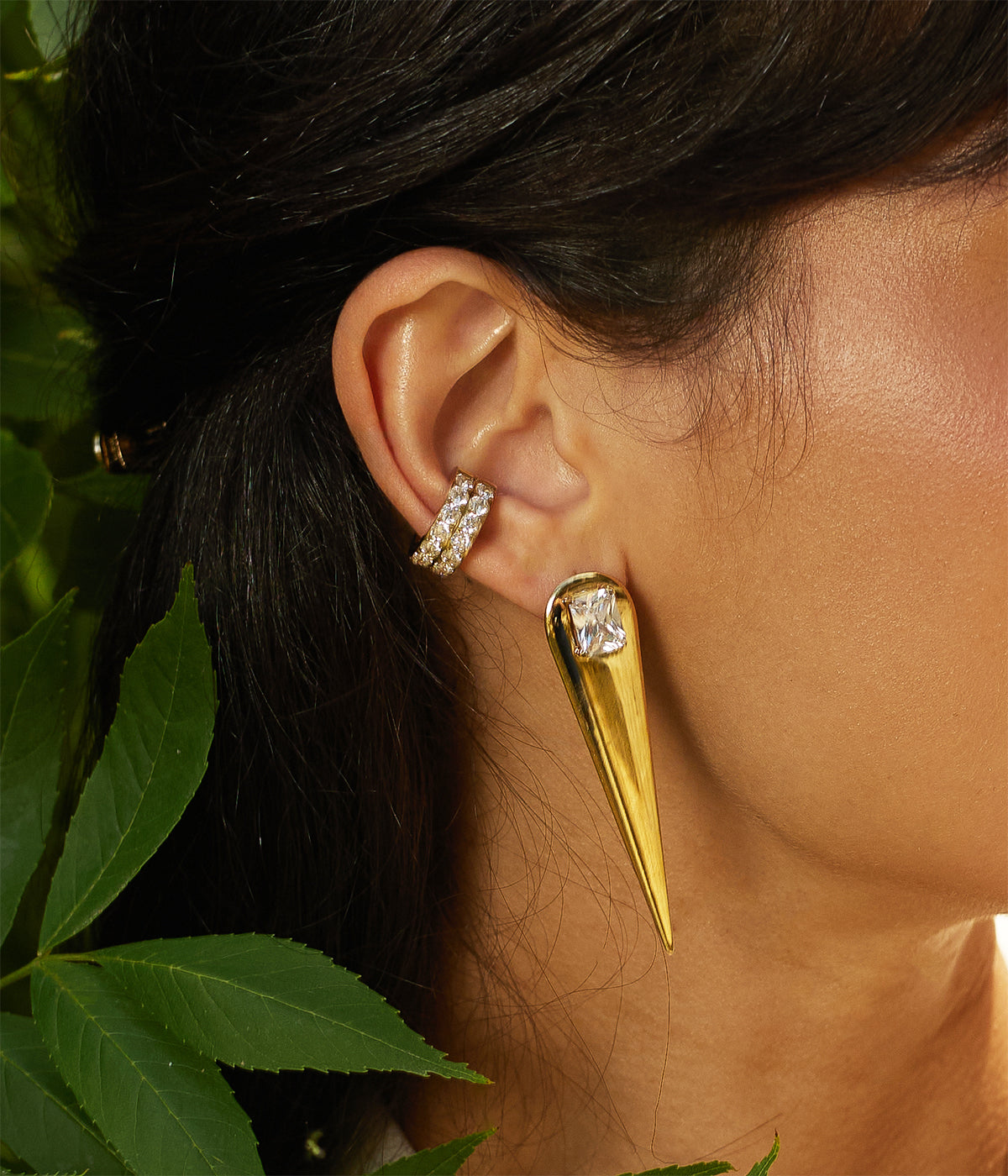 Earcuff Brizzi (Acier doré)