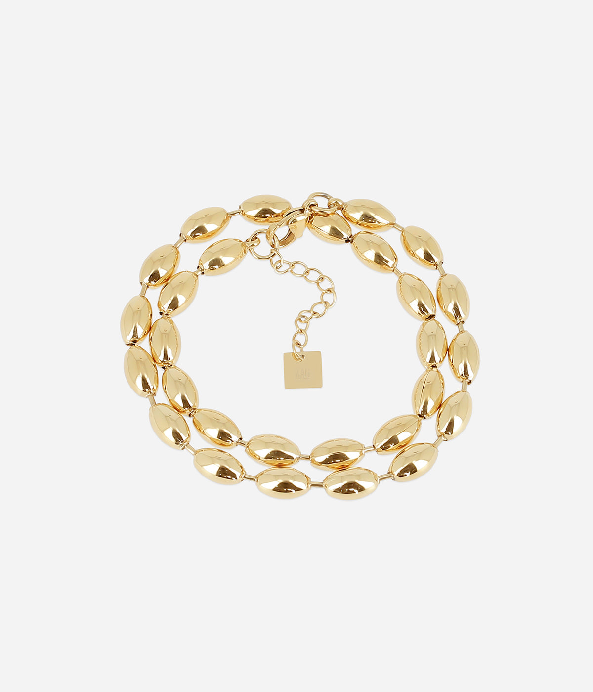 Collier Nyra (Acier doré)