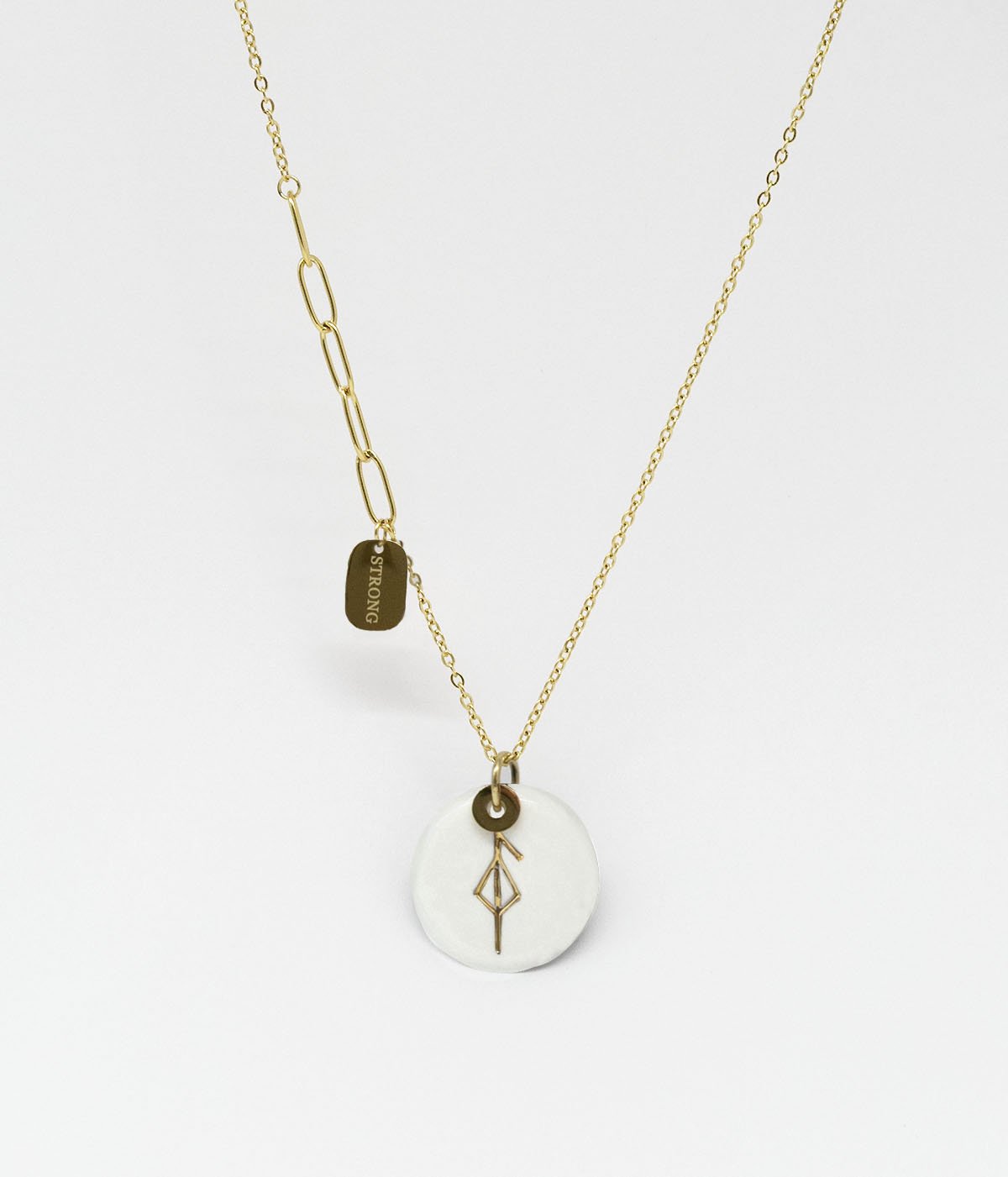 Collier Bjorn (Acier doré)