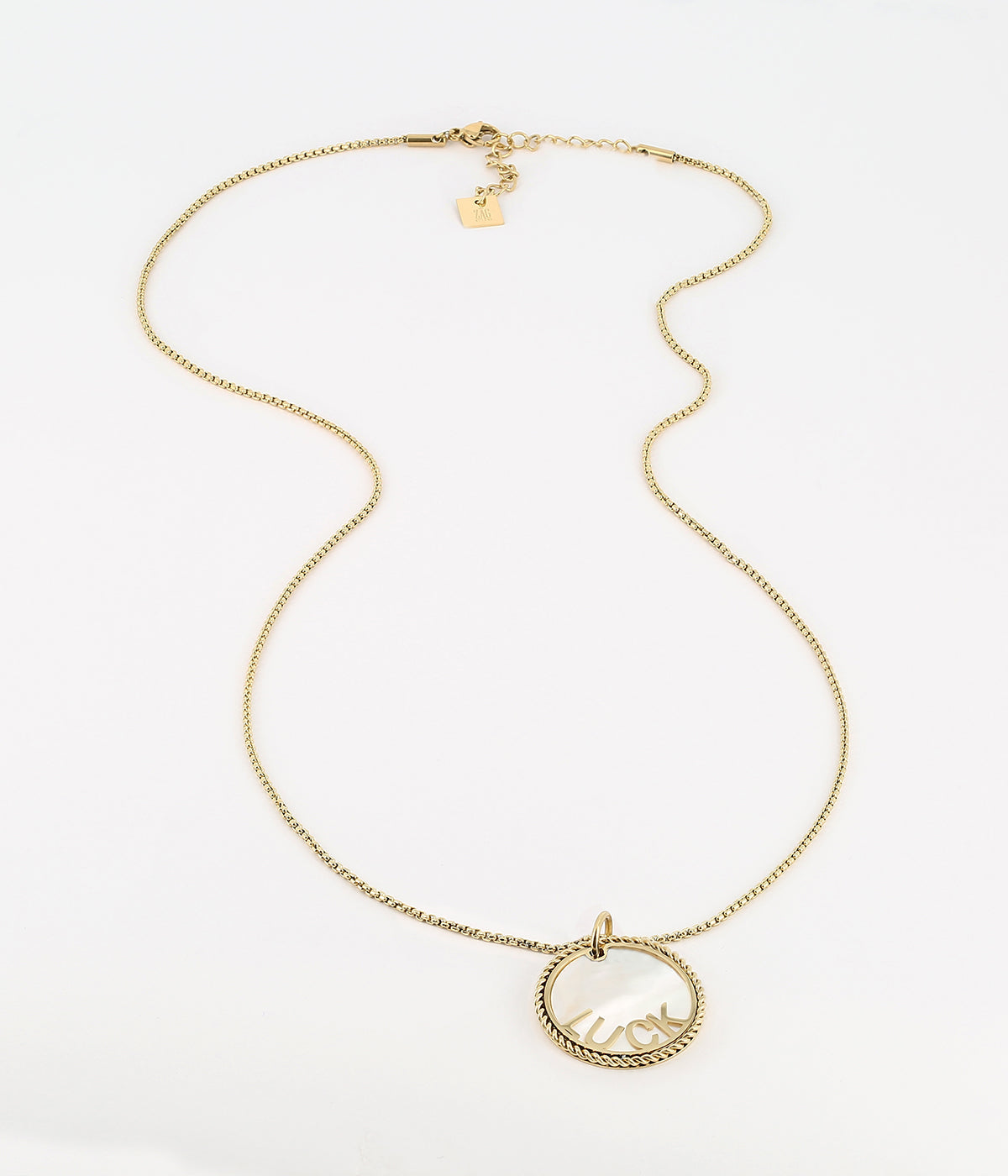Collier Fortune (Acier doré)