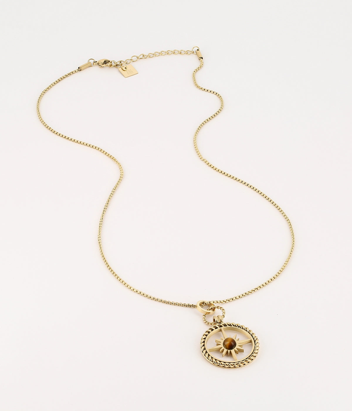 Collier Compass (Acier doré)