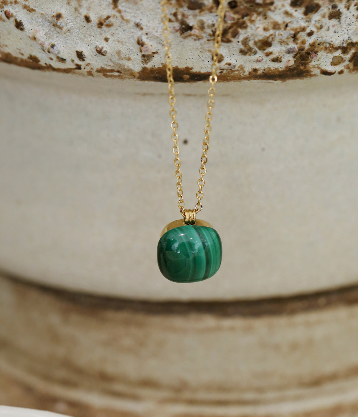Collier Vino (Acier doré)