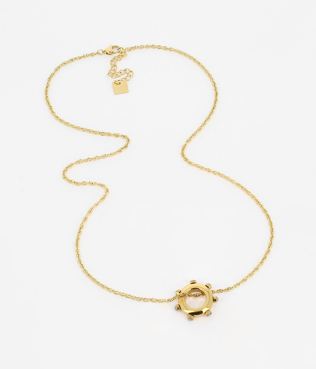 Collier Wheel (Acier doré)