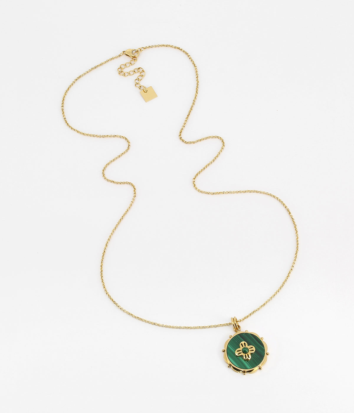 Collier Silène (Acier doré)