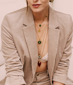 Collier Silène (Acier doré)