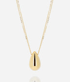 Collier Lacrima (Acier doré)