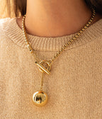 Collier Muse (Acier doré)