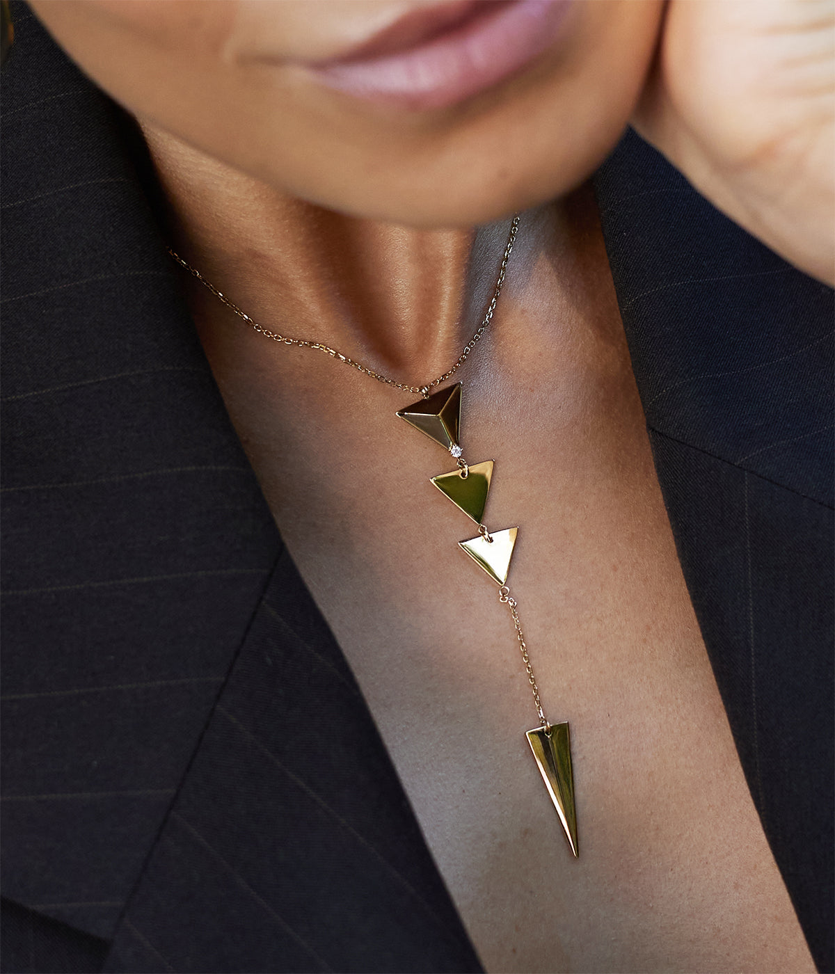 Collier Jaki (Acier doré)